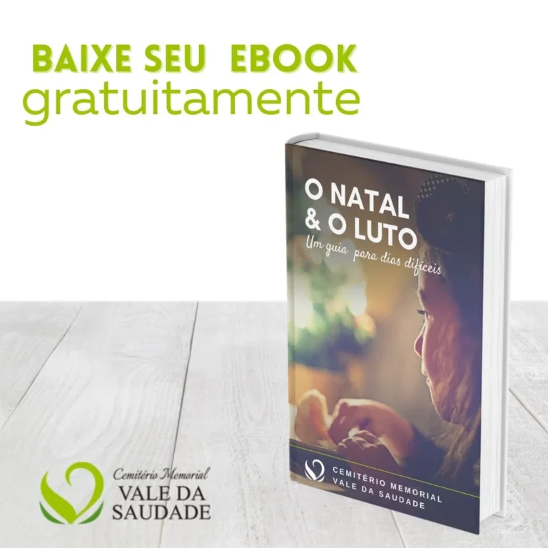 Plano funerário Memorial Vale da Saudade E-book o Natal e o luto